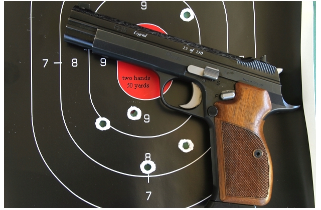 Sig P210 target